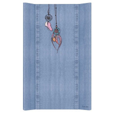 CEBABABY pārtinamā virsma ar cietu pamatni 50x80cm Denim Style Catcher blue