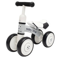 BABY MIX 51009  Skrejritenis BABY BIKE - FOOTBALL ,grey/white