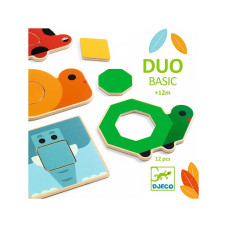 DJECO Koka puzle - Duo pamatnes DJ06216