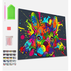 SPLAT PLANET Dimantu mozaīkas komplekts 30x40cm FRENCH BULLDOG, SP45560