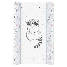 CEBABABY pārtinamā virsma ar cietu pamatni 50x80cm Raccoon W-210-00-636