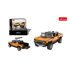 RASTAR 1:30 saliekams automašīnas modelis Hummer EV, sortiments, oranžs/dzeltens, 454 detaļas, 93700