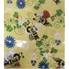 URGA virspalags 60x90cm BEES dzeltens IZPĀRDOŠANA