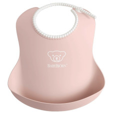 BABYBJORN BIB Lacīte 4m+, POWDER PINK 046364