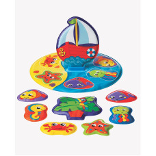 PLAYGRO vannas rotaļlieta - puzle Floaty Boat 6m+ 0186379