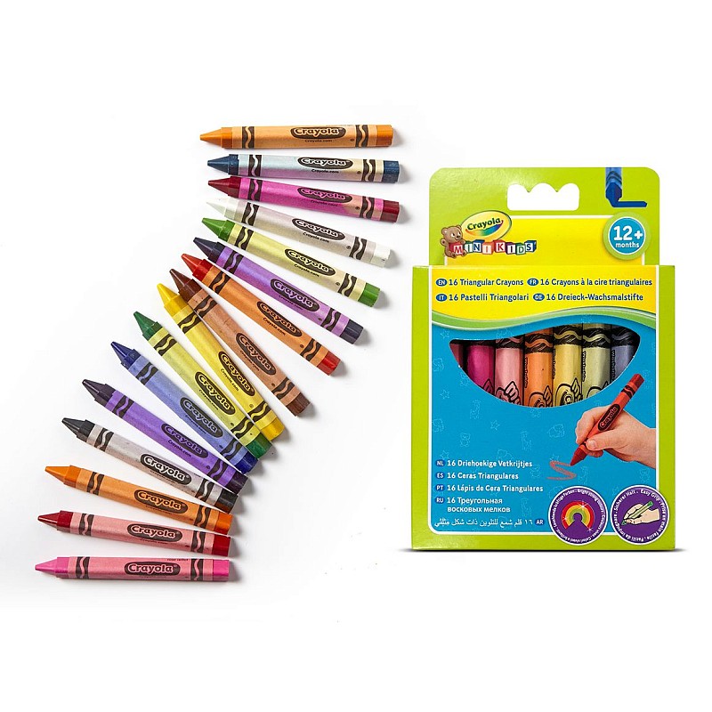 CRAYOLA trīsstūrveida krītiņi 16 gb. 52-016 ATLAIDE
