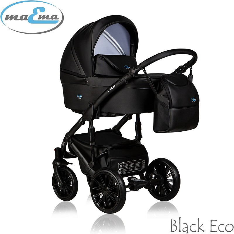 MAEMA ViTor Leather Universālie rati 2in1, BLACK ECO