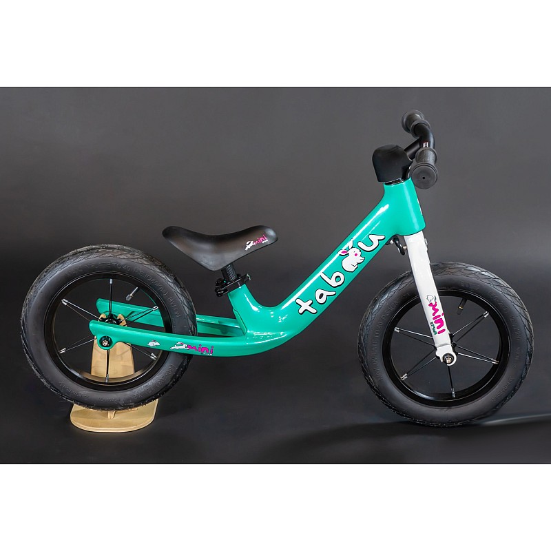 TABOU MINI RUN līdzsvara velosipēds 12” mint/white