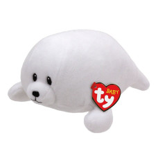 TY Baby Ty Mīkstā rotaļlieta WHITE SEAL TINY 15cm, TY32161