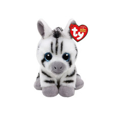 TY Beanie Boos Mīkstā rotaļlieta 15cm Stripes zebra TY41198 IZPĀRDOŠANA