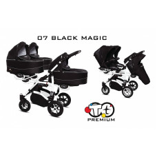 BABYACTIVE TRIPPY Premium rati trīnīšiem 2in1, 07 BLACK MAGIC ar baltu rāmi