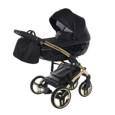 JUNAMA S LINE V3 Universālie rati 2in1, 02 BLACK + GOLD