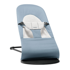 BABYBJORN Bouncer Balance Soft Cotton šūpuļkrēsliņš, Blue/Grey 005045