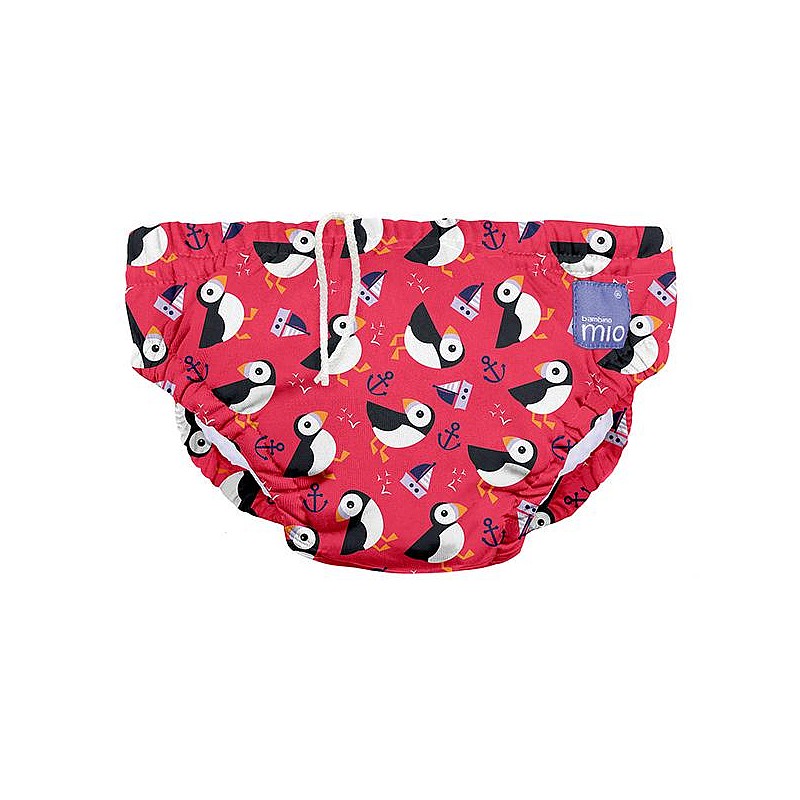 BAMBINO MIO Swim Nappies peldbikses PUFFIN PARADE, XL (12-15kg) SWPXL PUF