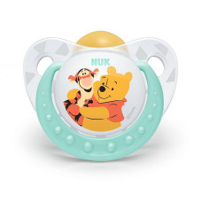 NUK Air System Ortodontiskas formas lateksa māneklis Winnie the Pooh 0-6m 1gab. 725879 tirkīzs