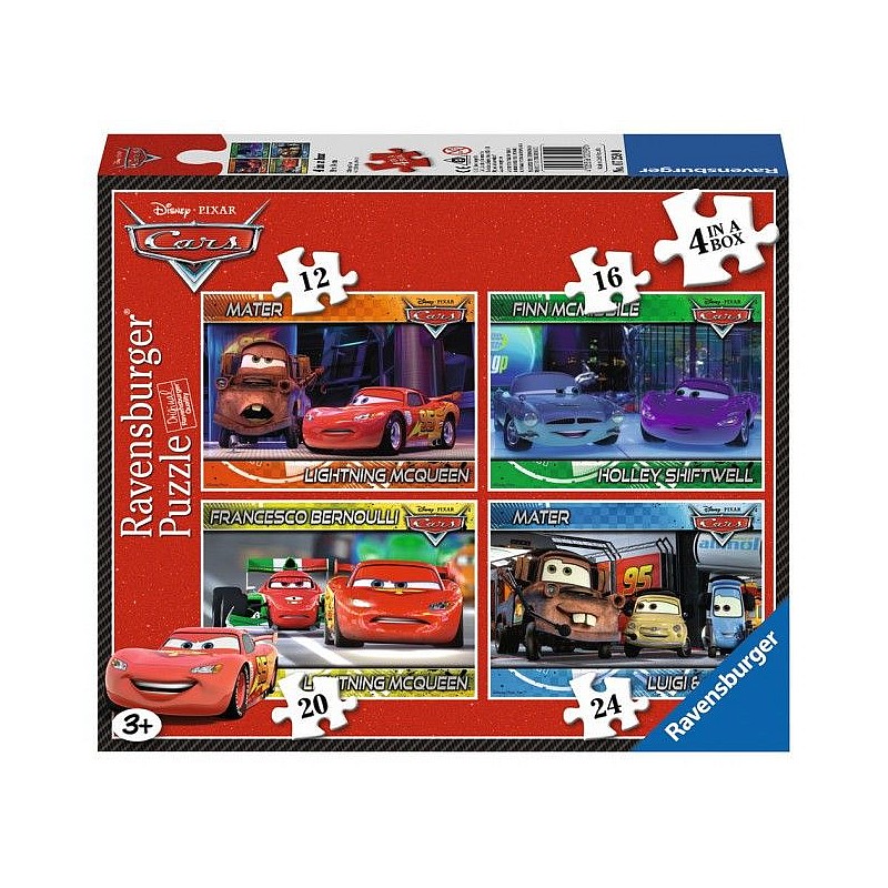 Ravensburger puzle 12x16x20x24elem. Cars R07259