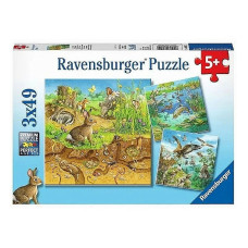 Ravensburger puzle 3X49 Animals R 08050 IZPĀRDOŠANA