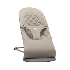 BABYBJORN Bouncer Bliss Cotton šūpuļkrēsliņš, Sand grey 006017