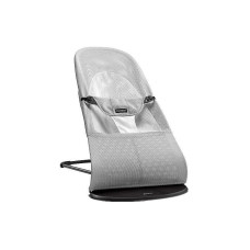 BABYBJORN Bouncer Balance Soft Mesh šūpuļkrēsliņš, Silver/white 005029