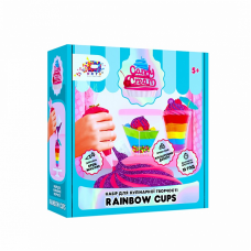 CANDY CREAM modelēšanas masa - plastilīna komplekts Rainbow cups 5+, 75003