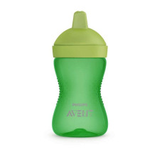 PHILIPS AVENT MY GRIPPY mācību krūzīte ar cietu snīpi 300ml. 18m+ SCF 804/03 zaļa