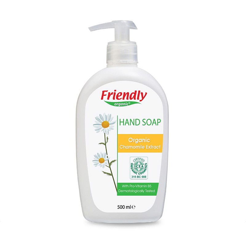 FRIENDLY ORGANIC Šķidrās ziepes ar kumelītēm 500 ml FR0614