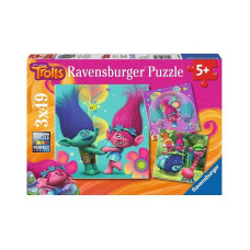 Ravensburger puzle Trolls 3x49elem. R09364 IZPĀRDOŠANA