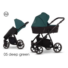 LONEX PAX  Universālie rati 2in1, 05 Deep green