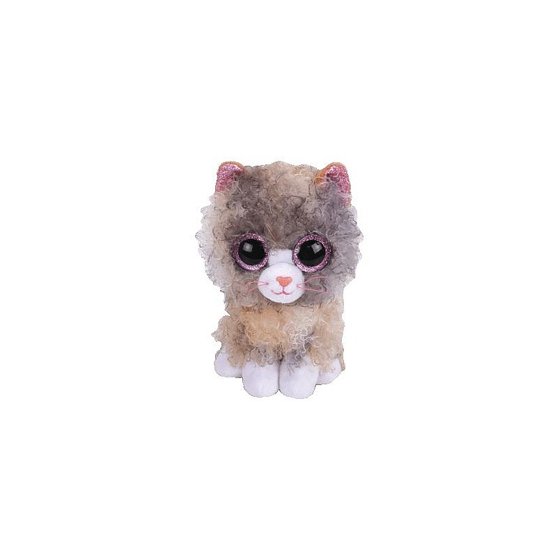 TY Beanie Boos Mīkstā rotaļlieta SCAPPY CURLY HAIR CAT reg 15cm, TY36277