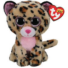 TY Beanie Boos Mīkstā rotaļlieta LIVVIE brown/pink leopard TY36367 IZPĀRDOŠANA