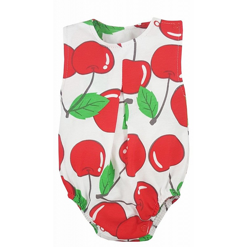 KOALA WISIENKI īsais rāpulītis (bodijs bez piedurknēm) 74 izmērs 05-578 sarkans