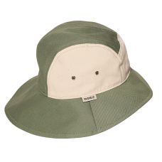 KIETLA Camper Hat UPF50 organiskās kokvilnas cepure NATURAL-GREEN, 1-2 GADI KB2GN