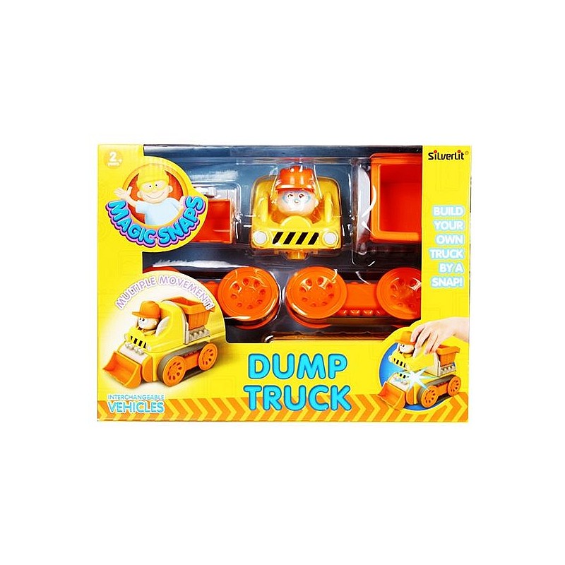 SILVERLIT Magic Snaps Magnētu konstruktors DUMP TRUCK, 81147