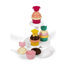 SKIP HOP komplekts Zoo sort and stack Cupcakes, 9H012810