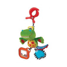 PLAYGRO Dingly Dangly Rotaļlieta - grabulis "Snappy the Alligator", 182855