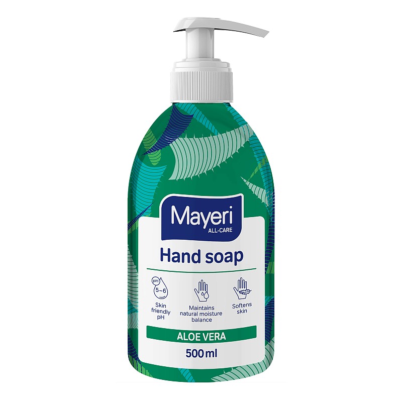 MAYERI All-Care šķidrās ziepes Alveja 500ml (12/640) F631 ATLAIDE