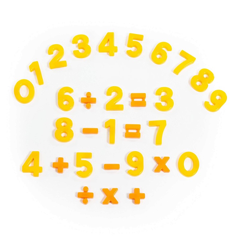 POLESIE Komplekts "Pirmās mācību stundas" 20 magnētiskie cipari + 10 matemātiskās zīmes P 70647