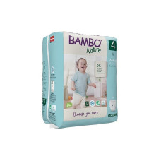 Bambo Nature Pants mācību biksītes 4 izmērs 7-14kg 20gb./iepak., NBAMB4488 IZPĀRDOŠANA