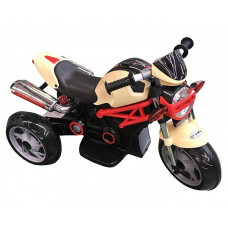 BABY MIX Bērnu elektro motocikls D8360 Road Racing 6V/4.5Ah, bēša