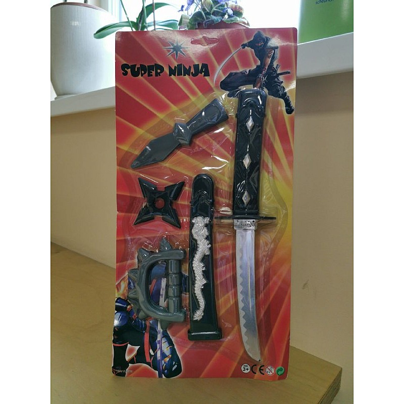 ERJUTOYS SUPER NINJA Nindzjas komplekts JU8969