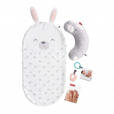 FISHER PRICE CALM & COMFORT BUNNY BUNDLE Masāžas paklājs GJD32