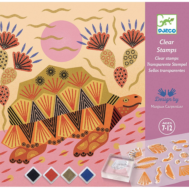 DJECO Zīmogi - Rakstainie dzīvnieki DJ08966