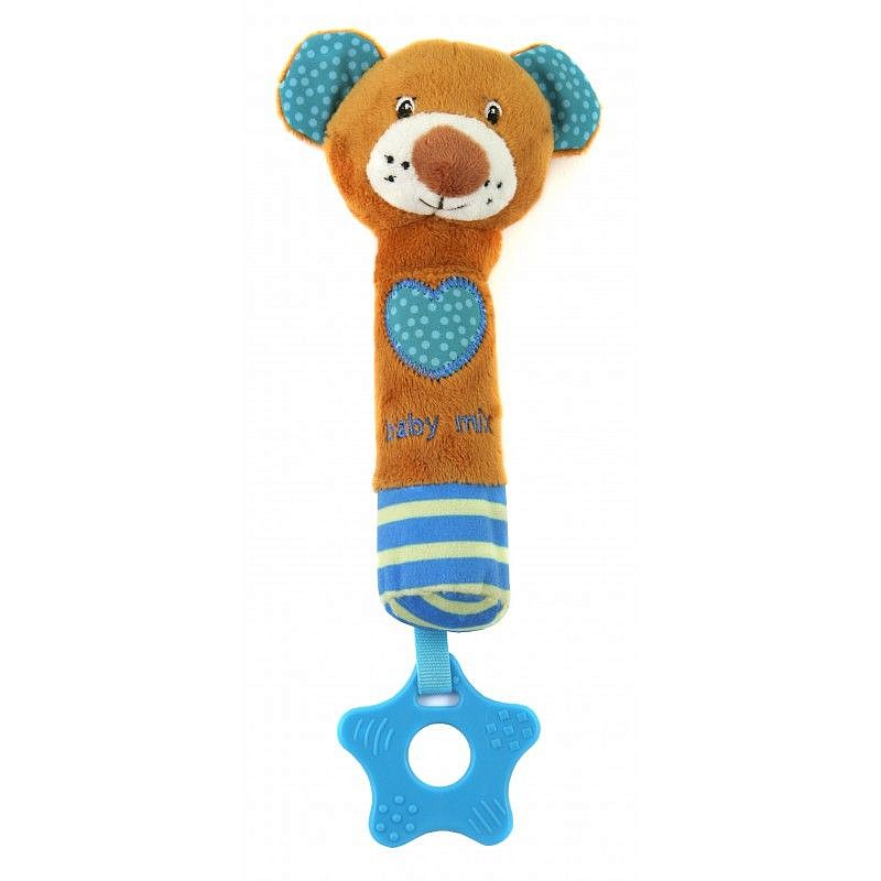 BABY MIX Grabulis pīkstulis BLUE BEAR, 16431B