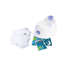 BAMBINO MIO Potty Training Kit - podmācības komplekts (podiņš+2gab. pārejas bikses), 13-16 kg