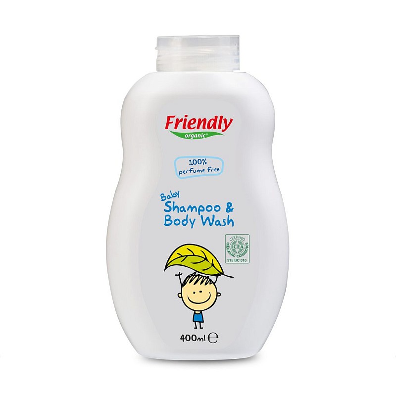 FRIENDLY ORGANIC Organisks šampūns-dušas želeja 400 ml FR1604