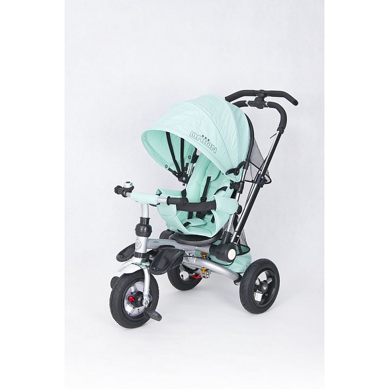 TO-MA TomaBike ORION PREMIUM Bērnu trīsritenis ar pārliekamo rokturi, turkus