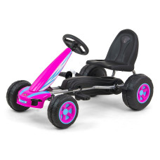 MILLY MALLY VIPER bērnu kartings ar pedāļiem PINK