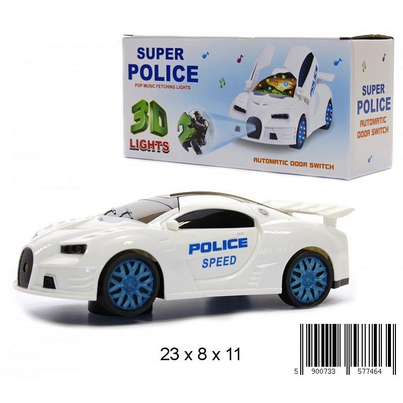 MIDEX Muzikālais auto SUPER POLICE 1138H 3+