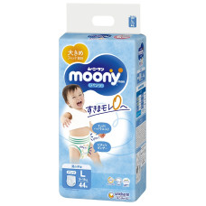 MOONY biksītes zēniem Airfit L 9-14kg 44 gab