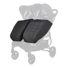 VALCO BABY Kāju pārsegs Snap Duo Trend ratiem Charcoal 1gb 0043